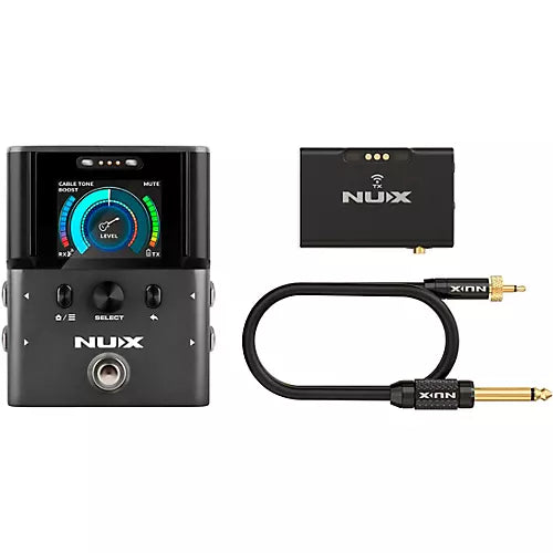Système sans fil NUX B-8 2,4 GHz Pedalboard avec accordeur et effet Boost