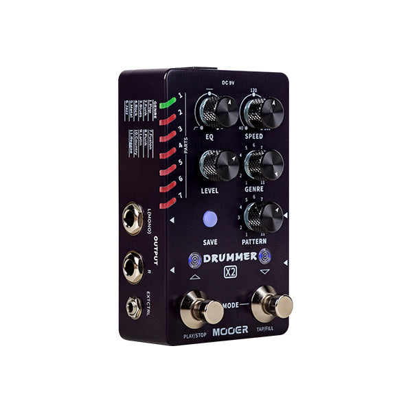 Mooer M728 Groove Loop X2 Stereo Looper & Drum Machine Effects Pedal