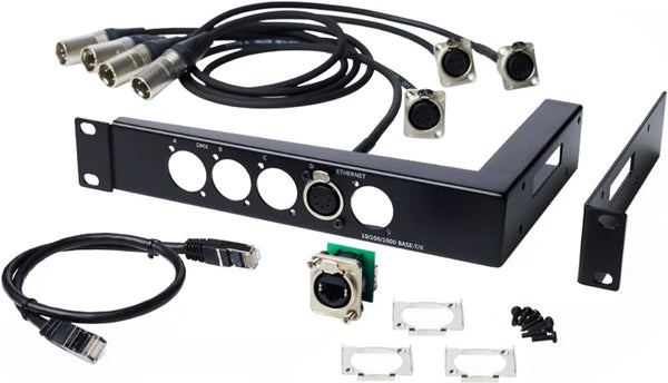 MA Lighting MA130282 Kit de montage de rack de panneau à 5 broches pour nœud 2port