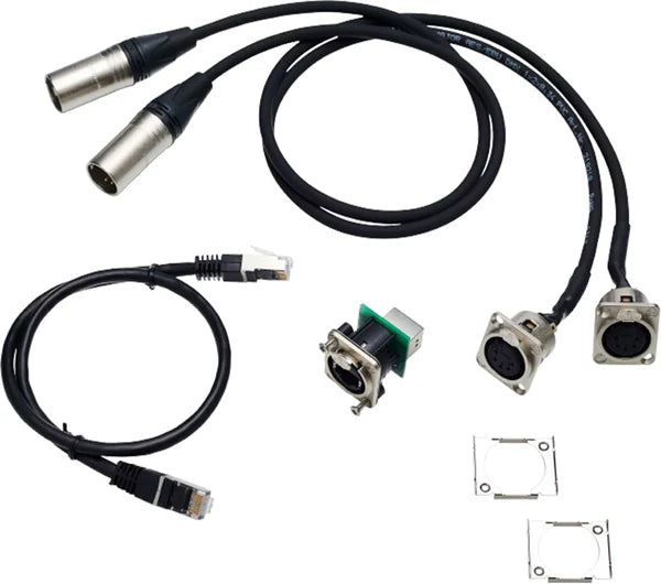 MA LIGNING MA210650 5 broches XLR Rack Mount Kit Adapter Câbles de câble pour le nœud à 2 ports