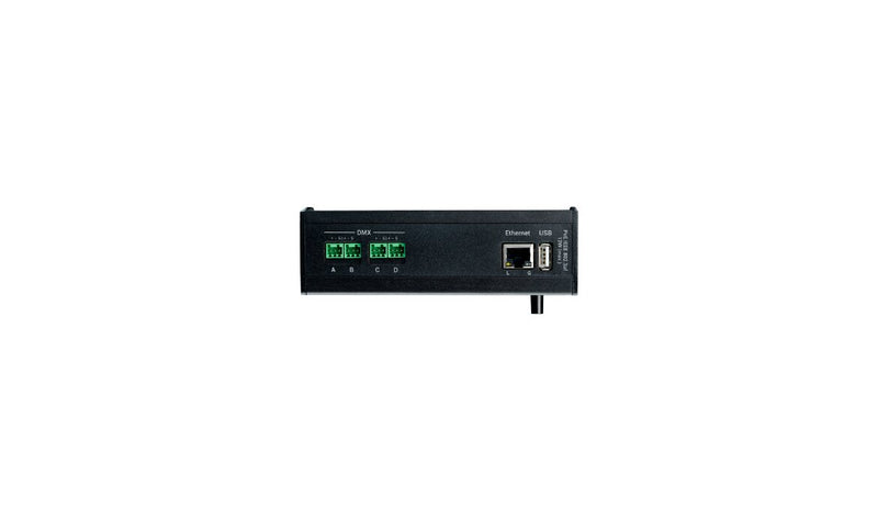 MA LIGHTING MA4023580 SUR LE NODE PC 4PORT DIN-RAIL 4K Ethernet à DMX Convertisseur