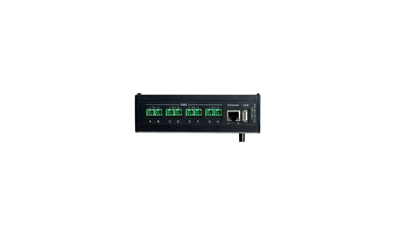 MA Éclairage MA4023581 sur PC 8 NODE NODE DIN-RAIL 4K Ethernet à DMX Convertisseur