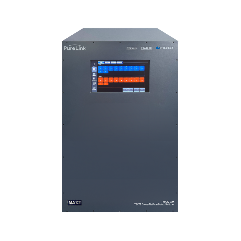 PureLink MAX2-72X 4K60 Cross Platform Matrix Switcher Frame