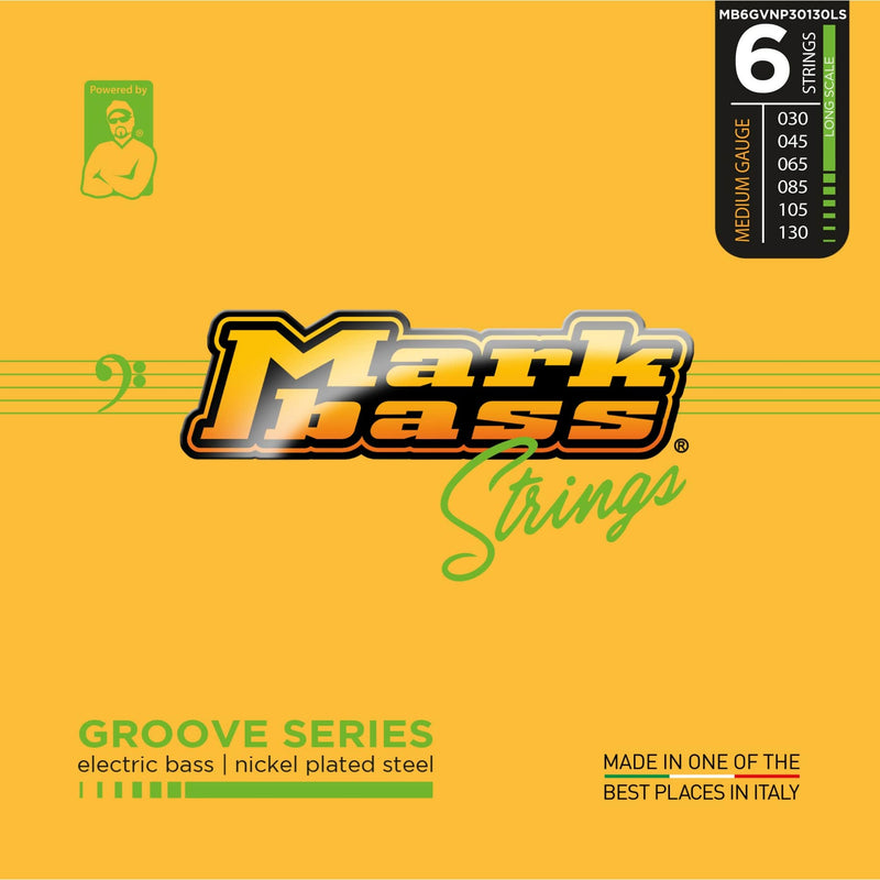 Mark Bass MB6GVNP30130LS Long Scale 6 Bass Strings (Nickel Plated Steel)