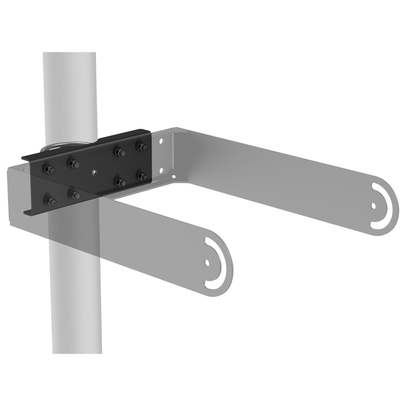 Audac MBK200PM/B Pole Mount Adapter Set For MBK208MK2 And MBK212MK2