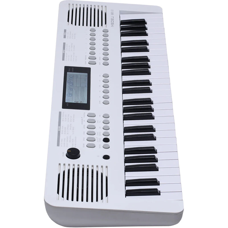Medeli MK49 Portable Keyboard With USB MIDI And Audio (White) - 49 Keys