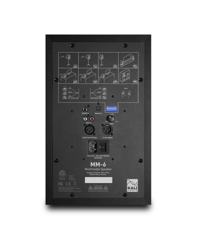 Kali Audio MM-6 Mammoth 80W Multimedia Speaker (Single) - 6.5"