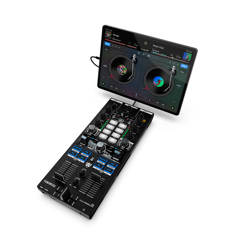 Reloop Mixtour-Pro Contrôleur DJ tout-en-un à quatre platines