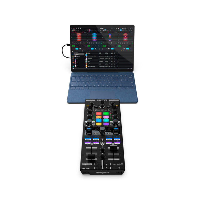 Reloop Mixtour-Pro Contrôleur DJ tout-en-un à quatre platines