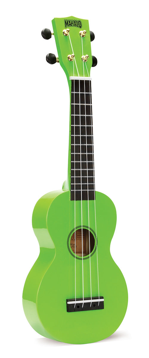 Mahalo MR1-GN Rainbow Series Soprano Ukulele (Green)