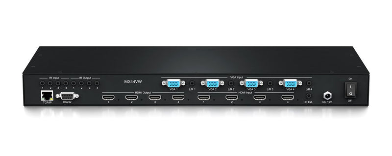 Blustream MX44VW 4x4 Seamless HDMI Matrix With Video Wall & Multi-View