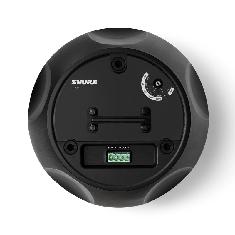 Shure MXP-6B Pendant Passive Loudspeaker (Black)
