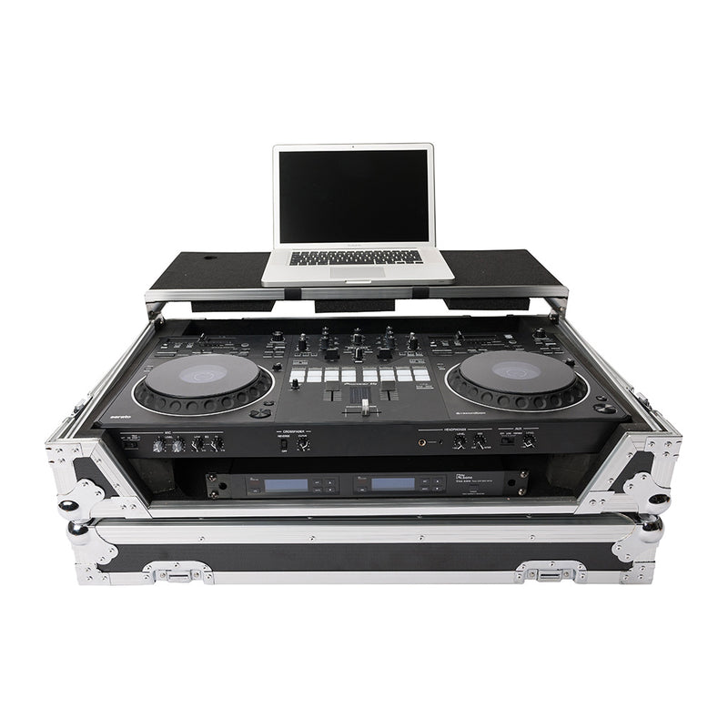 Magma MGA41031 Station de travail contrôleur DJ DDJ-REV5 avec rack 19" 1U et roues