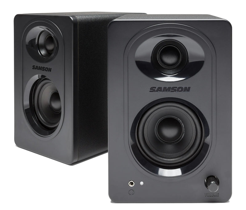 Paire de moniteurs de studio alimentés Samson MEDIAONE M30, 2 x 10 W