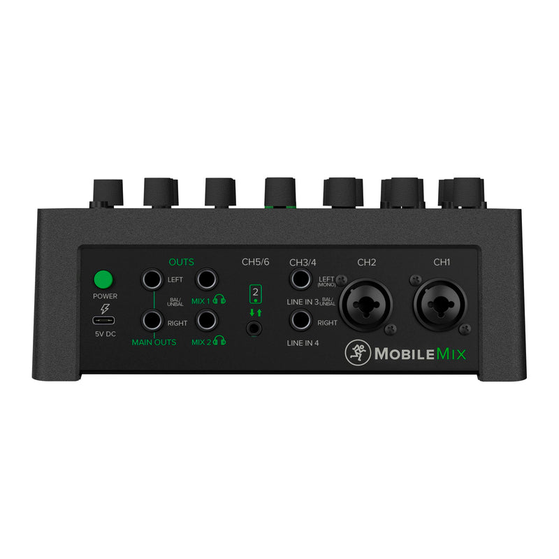 Mackie MOBILEMIX 8-Channel USB-Powerable Mixer for A/V Production, Live Sound and Streaming