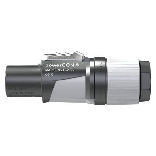 Neutrik NAC3FXXB-W-S Powercon Out Connector (Grey)