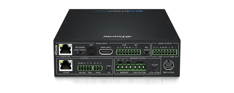 Amplificateur réseau Blustream NPA100DA Dante - 2x 50W