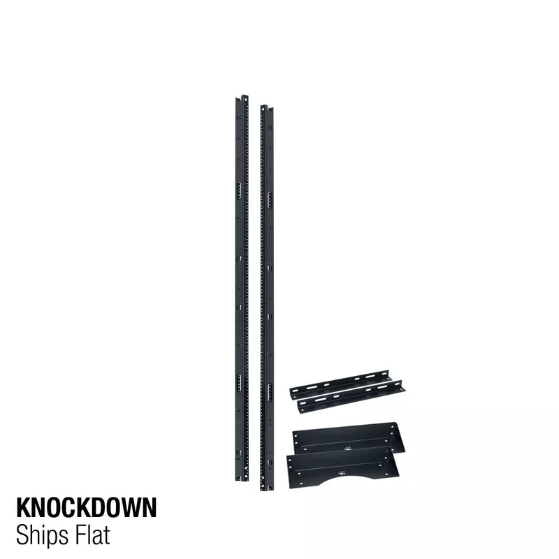 LOWELL NR2P-3815 Deux rack de poteau - 38U x 15 "D
