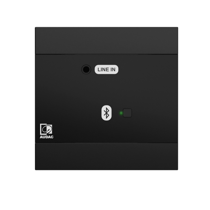 Audac NWP300US/B Bluetooth Network Input Panel With 3.5mm Jack (Black)
