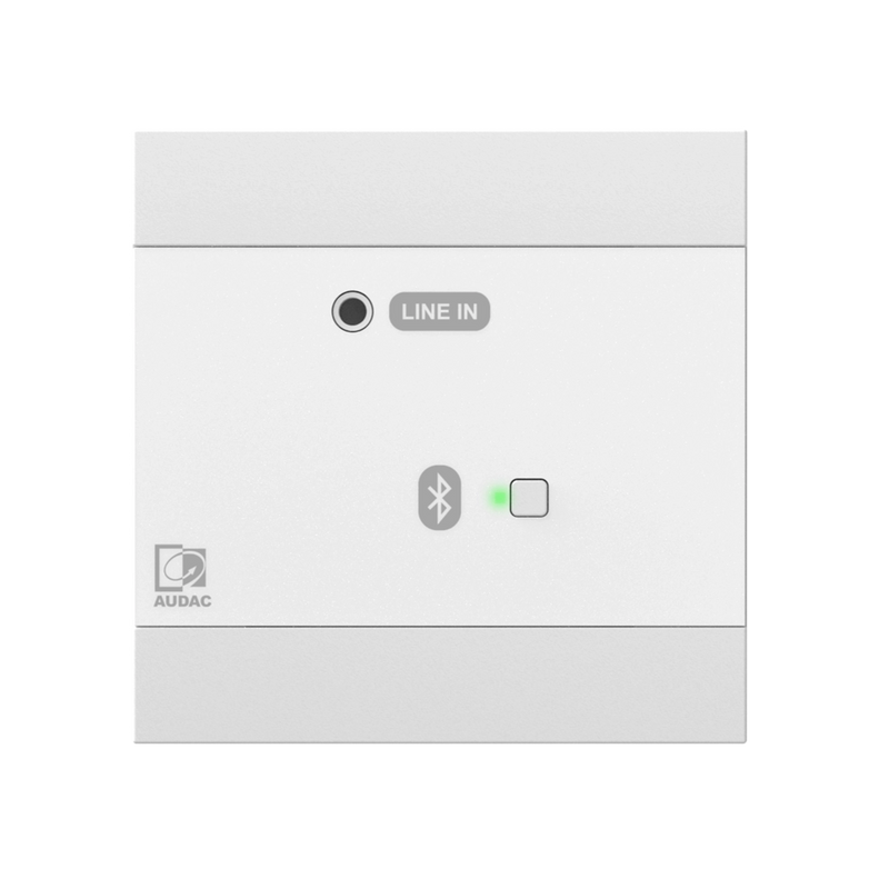 Audac NWP300US/W Bluetooth Network Input Panel With 3.5mm Jack (White)