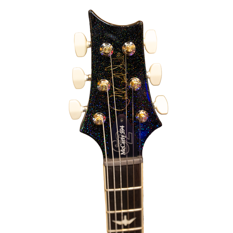 PRS S2 MCCARTY 594 THINLINE STANDARD Electric Guitar (Black Rainbow Hollo Flake)