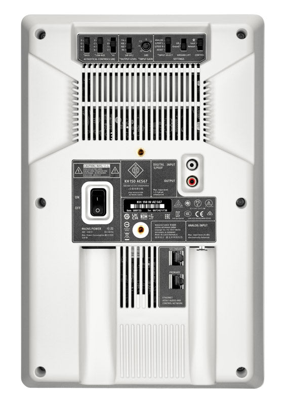 Neumann KH 150 AES67 Moniteur de studio bi-amplifié alimenté par DSP - 6,5" (Blanc)