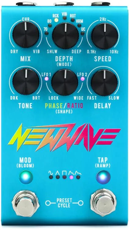 Jackson Audio NEW-WAVE Pédale de chorus/vibrato analogique stéréo
