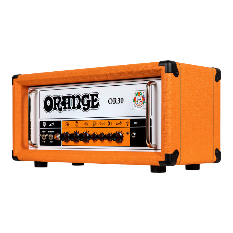 Orange OR30 30 W toutes lampes, tête d'ampli monocanal avec augmentation du volume commutable au pied