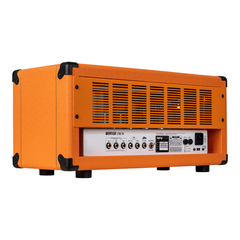 Orange OR30 30 W toutes lampes, tête d'ampli monocanal avec augmentation du volume commutable au pied