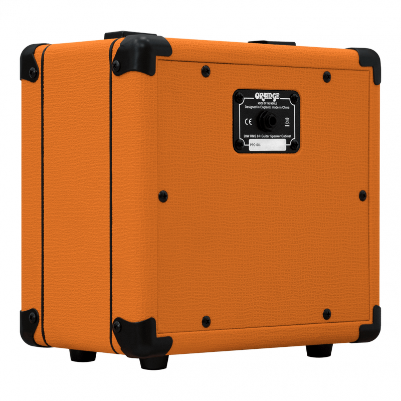 Baffle guitare Orange PPC108 1x8" - Arrière fermé