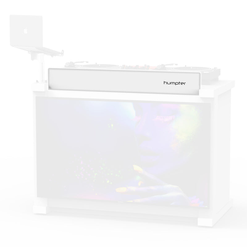 ProX XF-B3TTPANELWH Aluminum Upper Panel for B3 DJ Table Workstation (White)