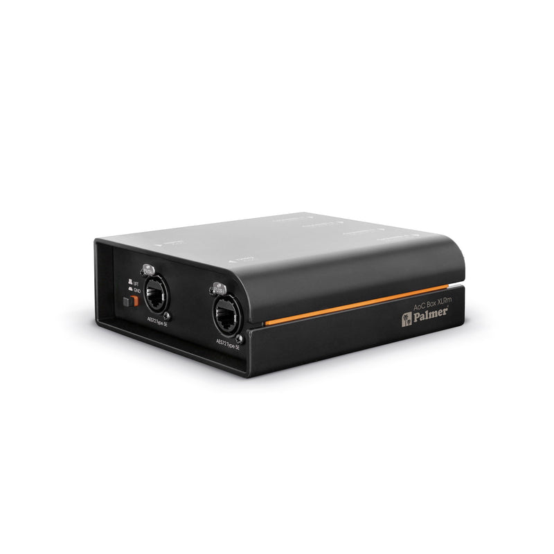 Palmer AOC BOX XLRM Audio Over Cat Box From EtherCON To 4 x XLR Male