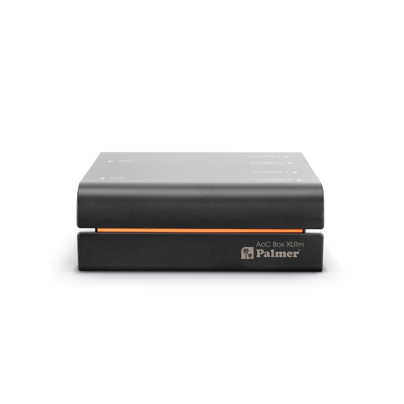 Palmer AOC BOX XLRM Audio Over Cat Box From EtherCON To 4 x XLR Male