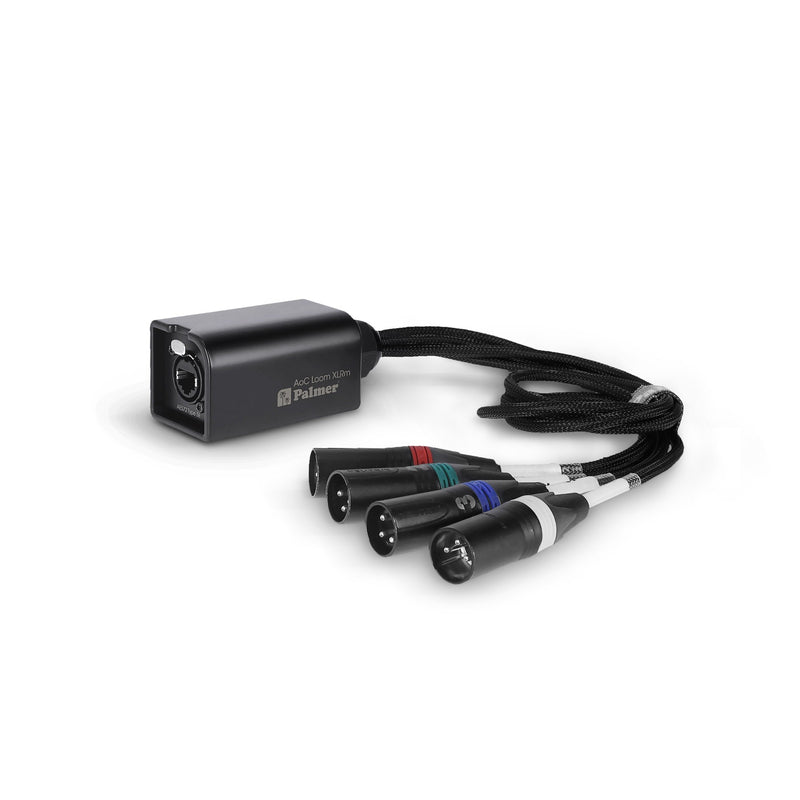 Palmer AOC LOOM XLRM Audio Over Cat Loom From EtherCON To 4 x XLR Male