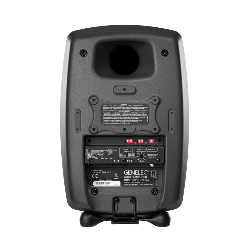 Genelec 8040B Powered Studio Monitor (Single, Black) - 6.5"