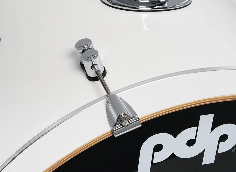 PDP PDCM24RKPW Concept Maple 3-Piece Rock Shell Pack Lacquer Finish (Pearlescent White)