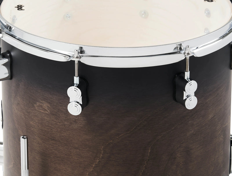 PDP PDCM24RKSCB Concept Maple 3-Piece Rock Shell Pack Lacquer Finish (Satin Charcoal Burst)