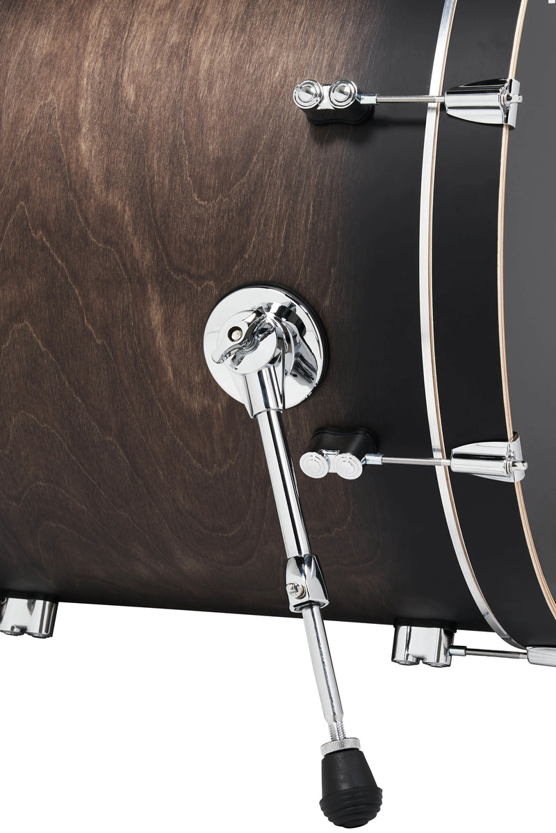 PDP PDCM24RKSCB Concept Maple 3-Piece Rock Shell Pack Lacquer Finish (Satin Charcoal Burst)