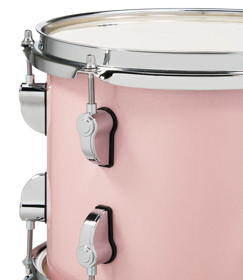 PDP PDNY1604PR New Yorker 4-Piece Shell Pack (Pale Rose Sparkle)