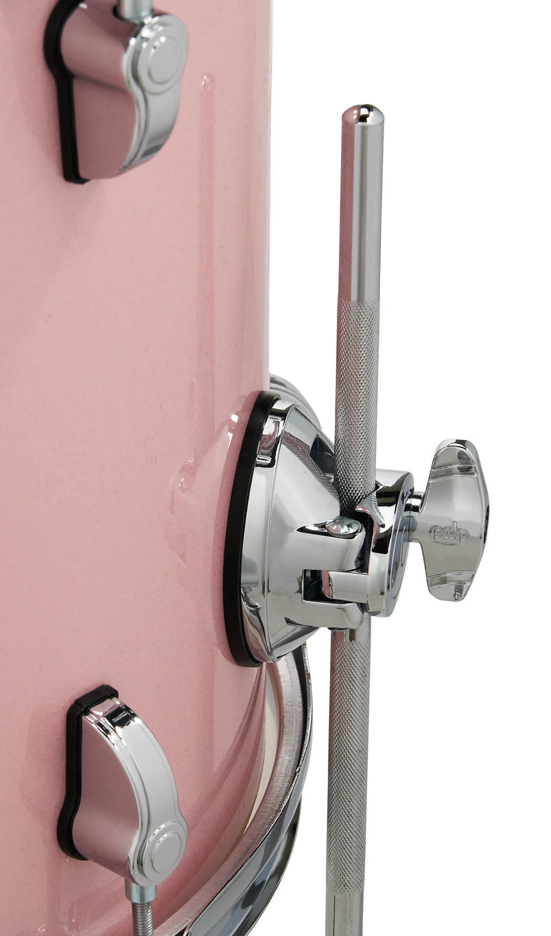 PDP PDNY1604PR New Yorker 4-Piece Shell Pack (Pale Rose Sparkle)