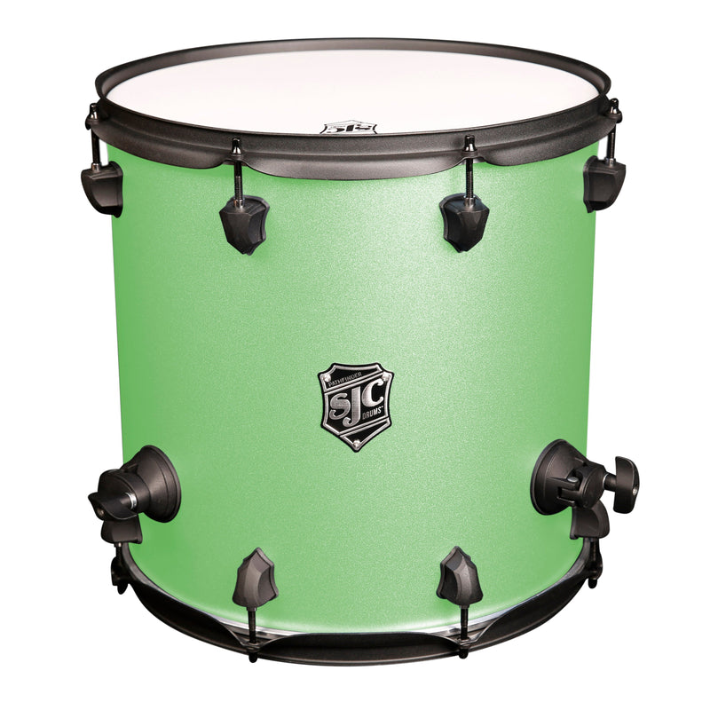 SJC Drums PFFT1414FBCMWBJ Pathfinder Series Floor Tom (Cosmic Mint Black) - 14" x 14"