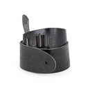 Profile EBL-6100 Leather Strap with Hot Press Design (Black) - 2.5"