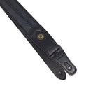 Profile EGL-6500 Western Strap with Brass Buckle (Black, Crocodile Pattern)