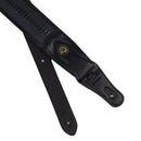Profile EGL-6500 Western Strap with Brass Buckle (Black, Crocodile Pattern)