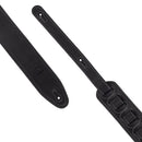 Profile LS-7000 Leather Strap with White Double Stitching (Black) - 2.5"