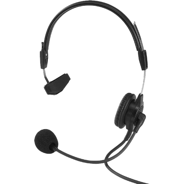 RTS PH-88 Single-Sided Headset With A4F Connector (Black)