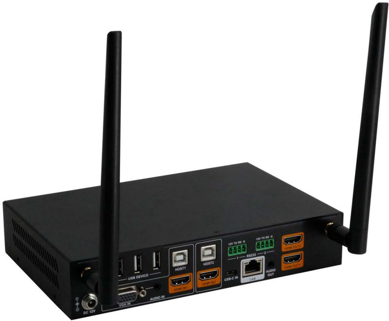 PureLink COLLABORA-8-4K 4K@60 Hub de collaboration multi-vues/Huddle 8 sources avec Airplay/Miracast/HDMI/USB-C et VGA