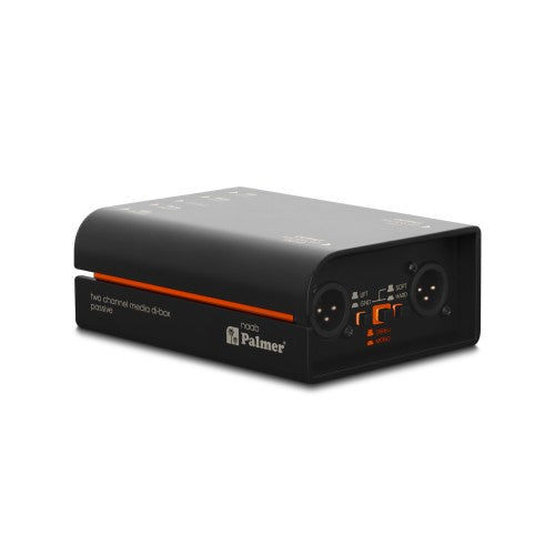 Palmer NAAB Passive 2-Channel Media DI-Box