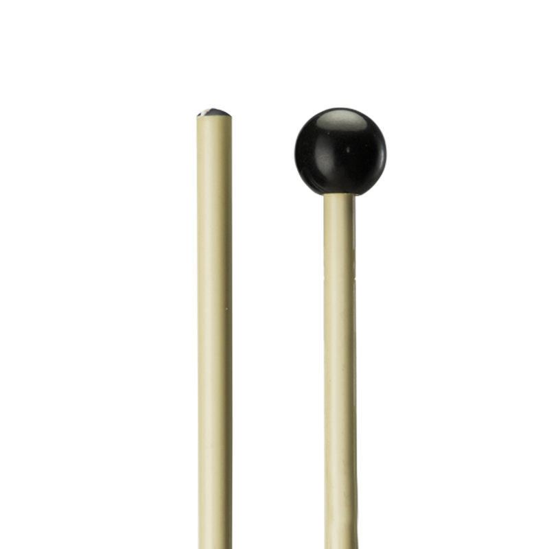 Vic Firth M443 Articulate Series Maillet pour clavier 7/8" phénolique avec poids en laiton, rond (noir)