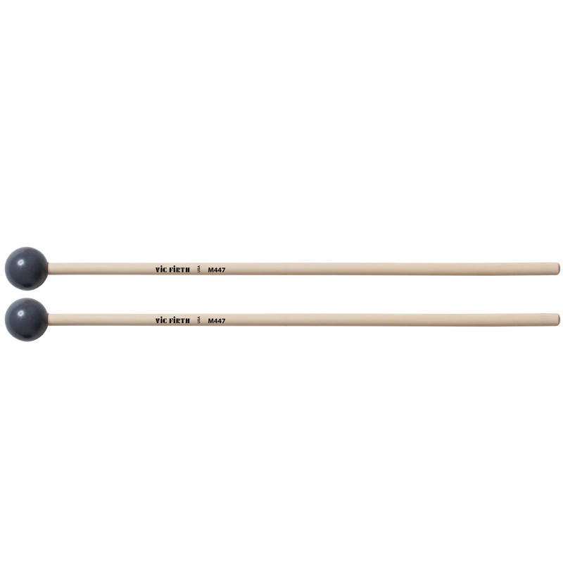Vic Firth M447 Articulate Series Maillet pour clavier 1 1/8" PVC, rond (noir)